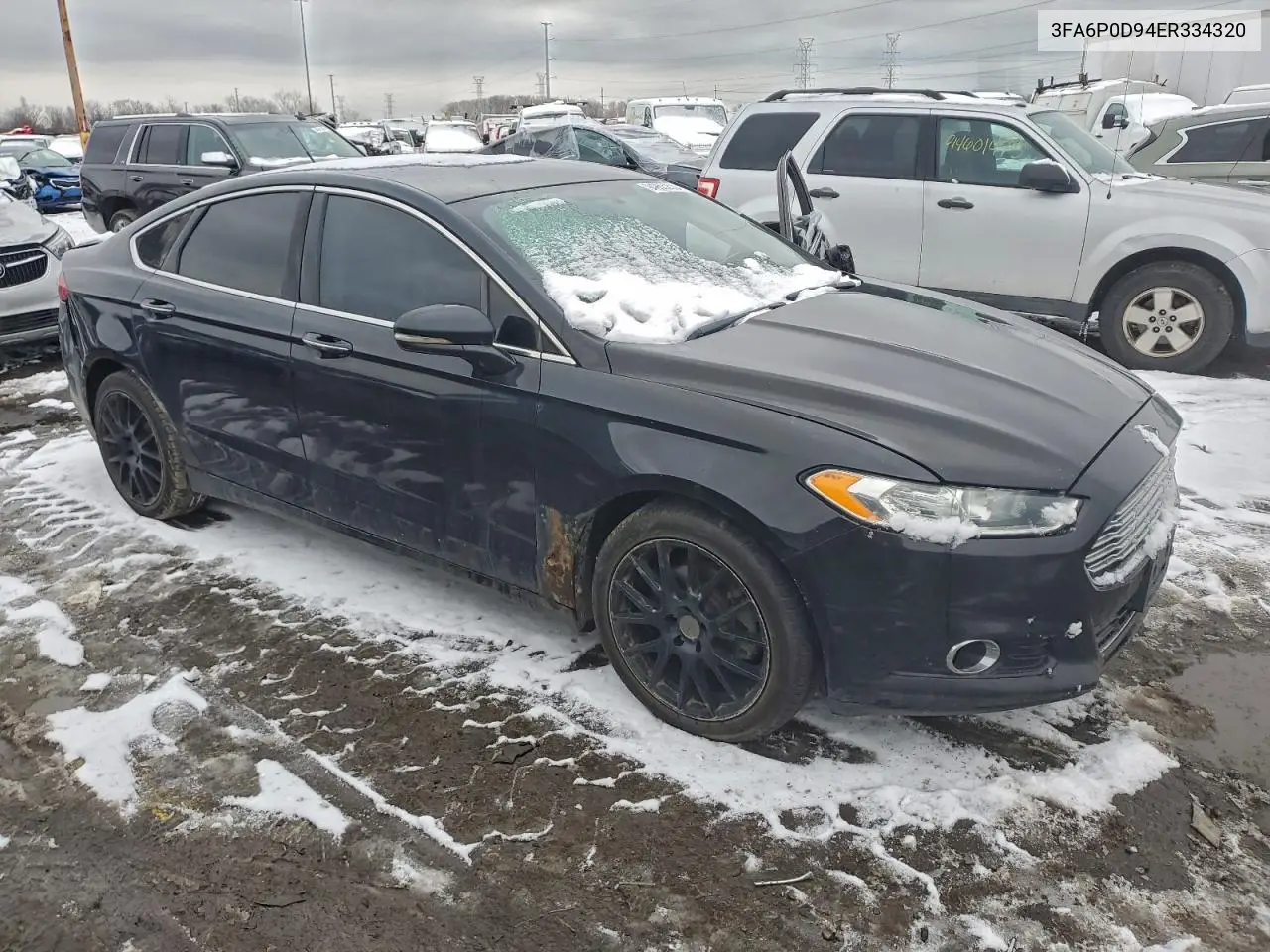 3FA6P0D94ER334320 2014 Ford Fusion Titanium