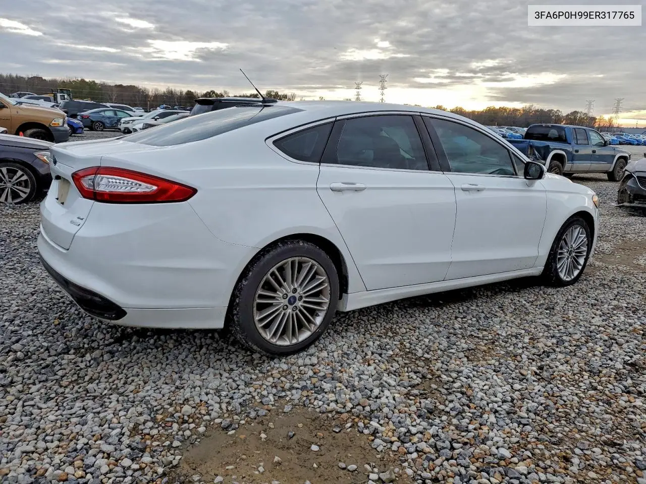 3FA6P0H99ER317765 2014 Ford Fusion Se