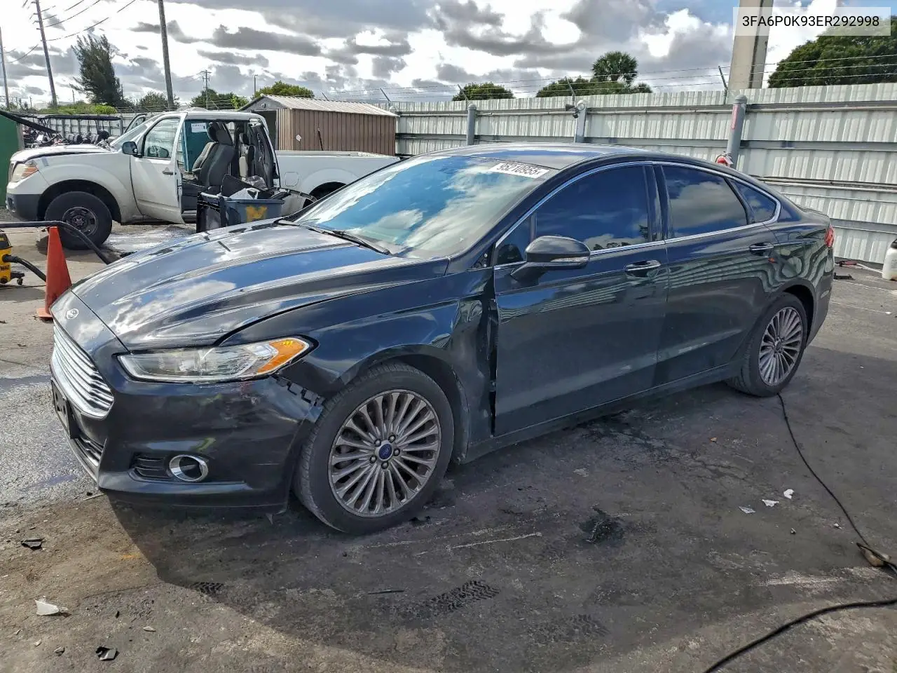 3FA6P0K93ER292998 2014 Ford Fusion Titanium