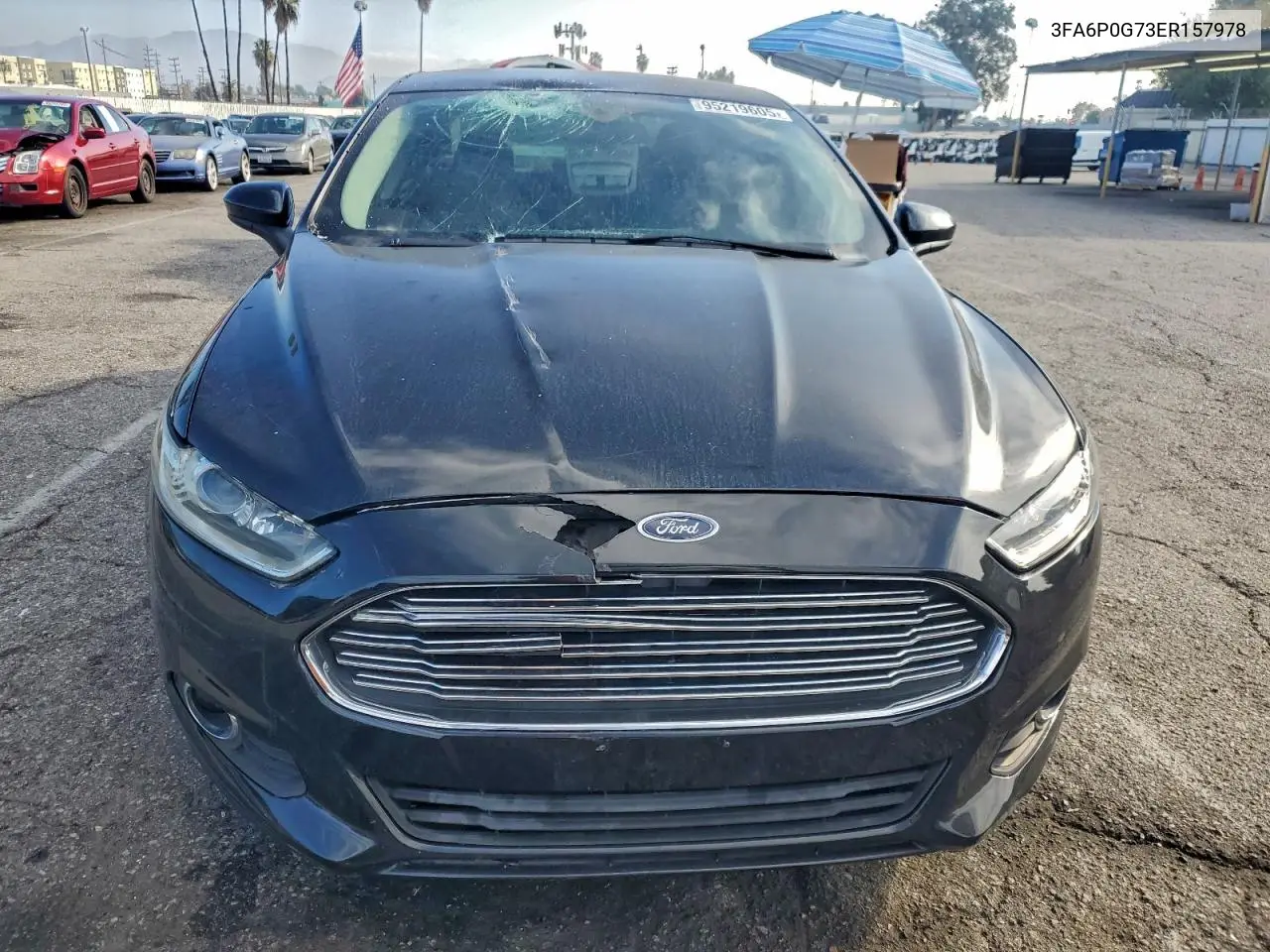 3FA6P0G73ER157978 2014 Ford Fusion S