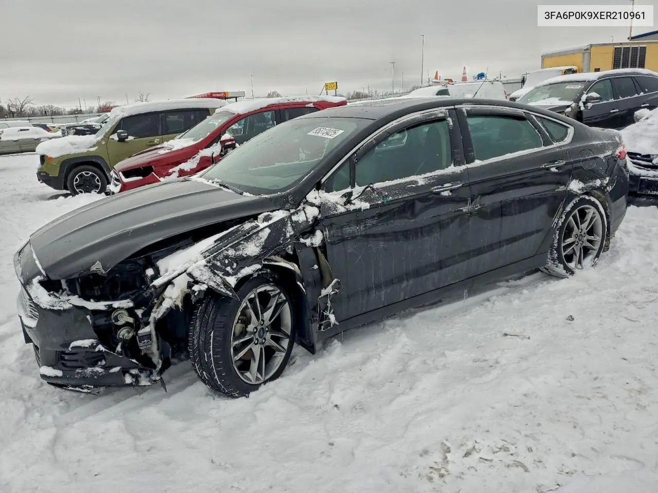 3FA6P0K9XER210961 2014 Ford Fusion Titanium