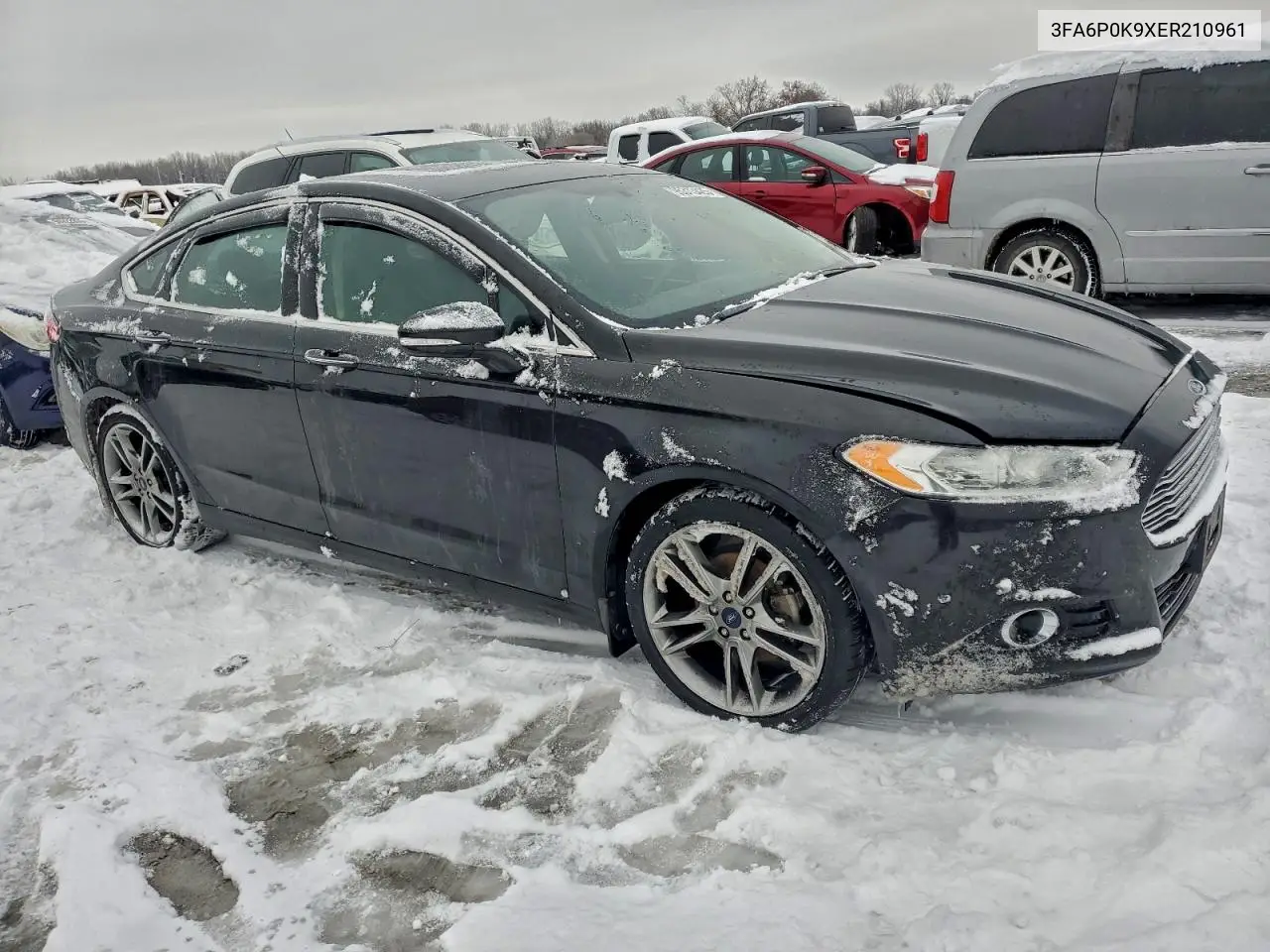 3FA6P0K9XER210961 2014 Ford Fusion Titanium