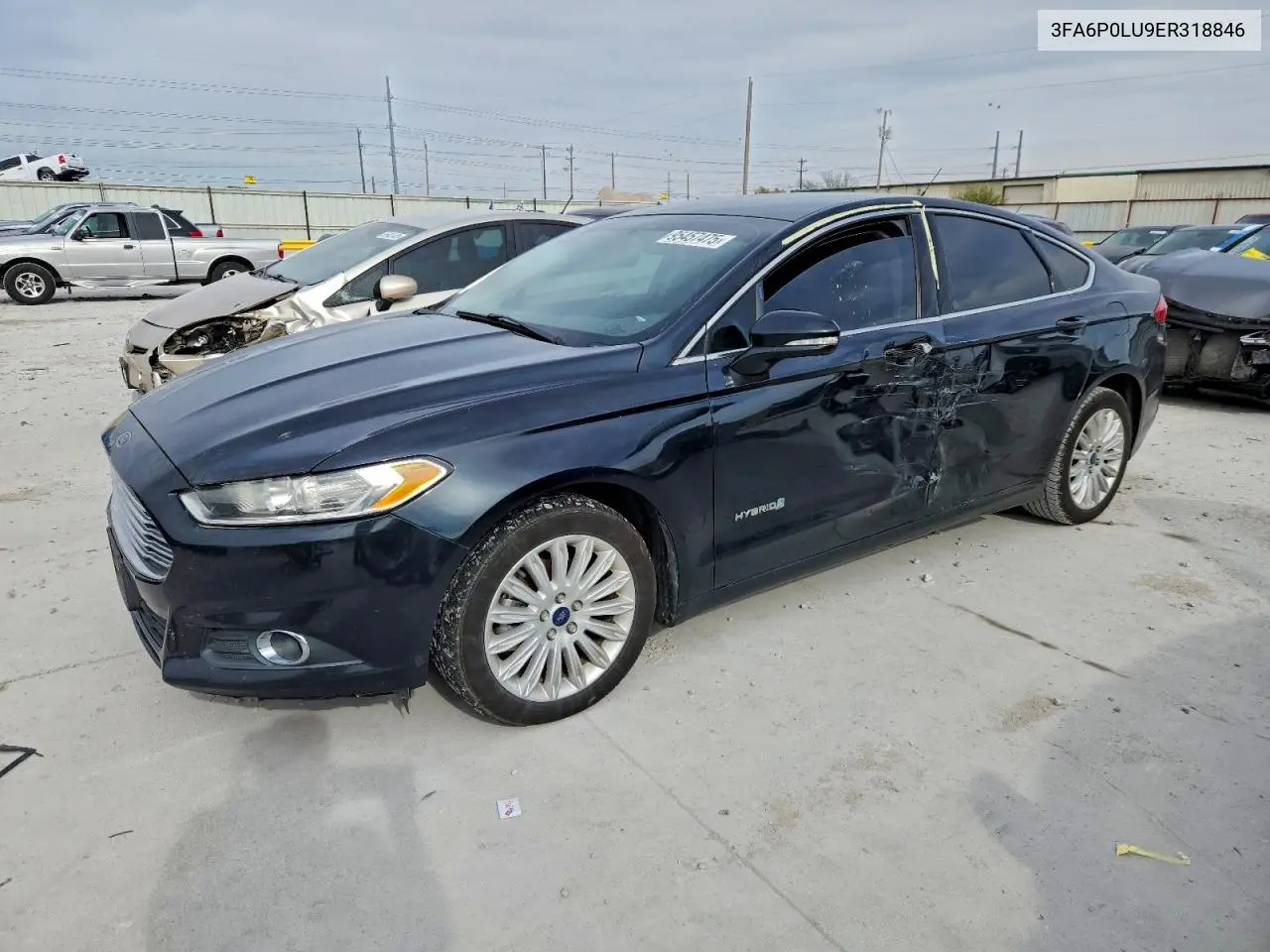 3FA6P0LU9ER318846 2014 Ford Fusion Se Hybrid