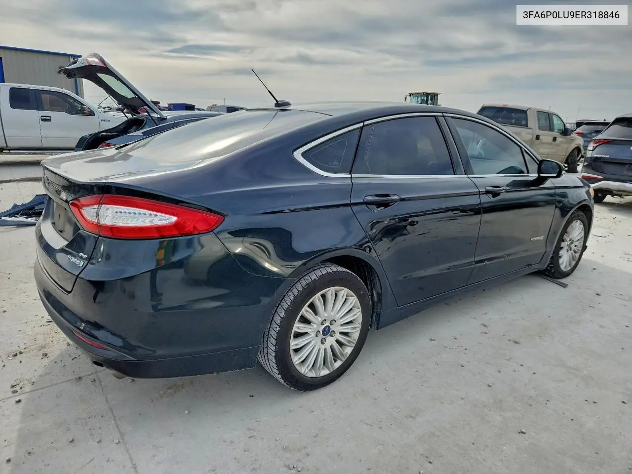 3FA6P0LU9ER318846 2014 Ford Fusion Se Hybrid