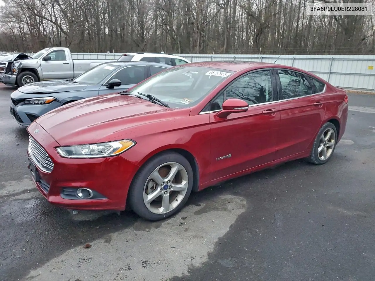 3FA6P0LU0ER228081 2014 Ford Fusion Se Hybrid