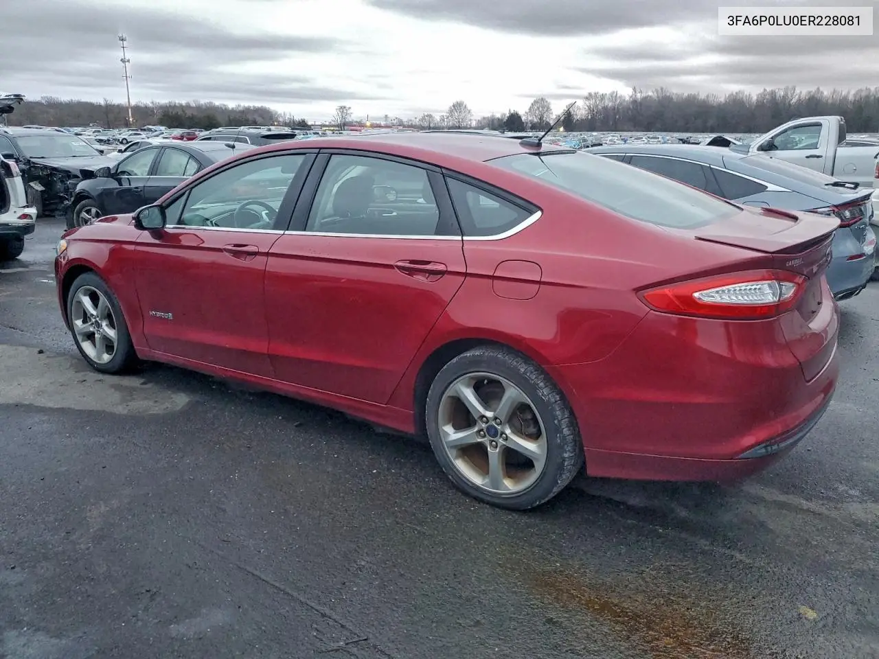 3FA6P0LU0ER228081 2014 Ford Fusion Se Hybrid