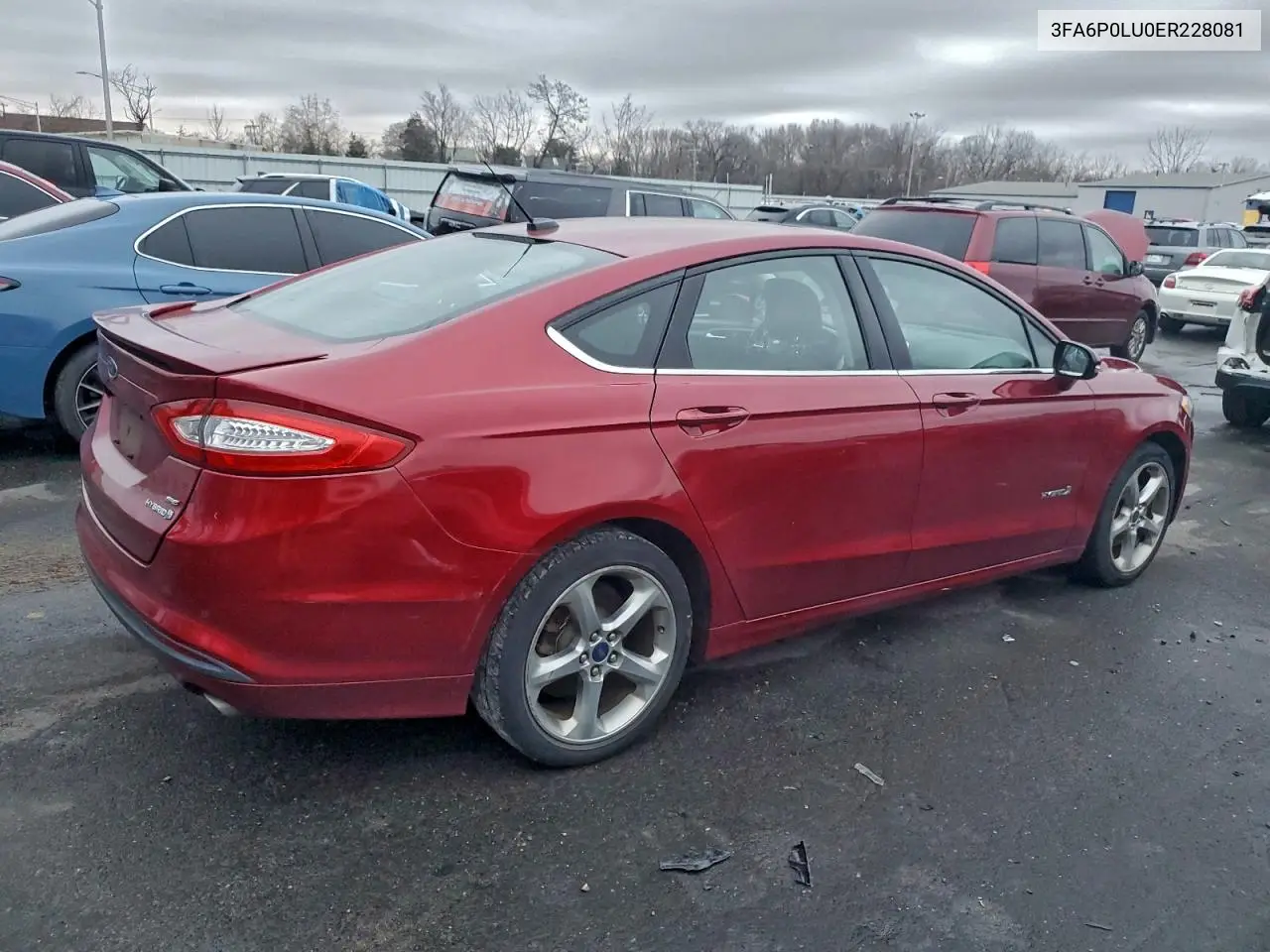 3FA6P0LU0ER228081 2014 Ford Fusion Se Hybrid