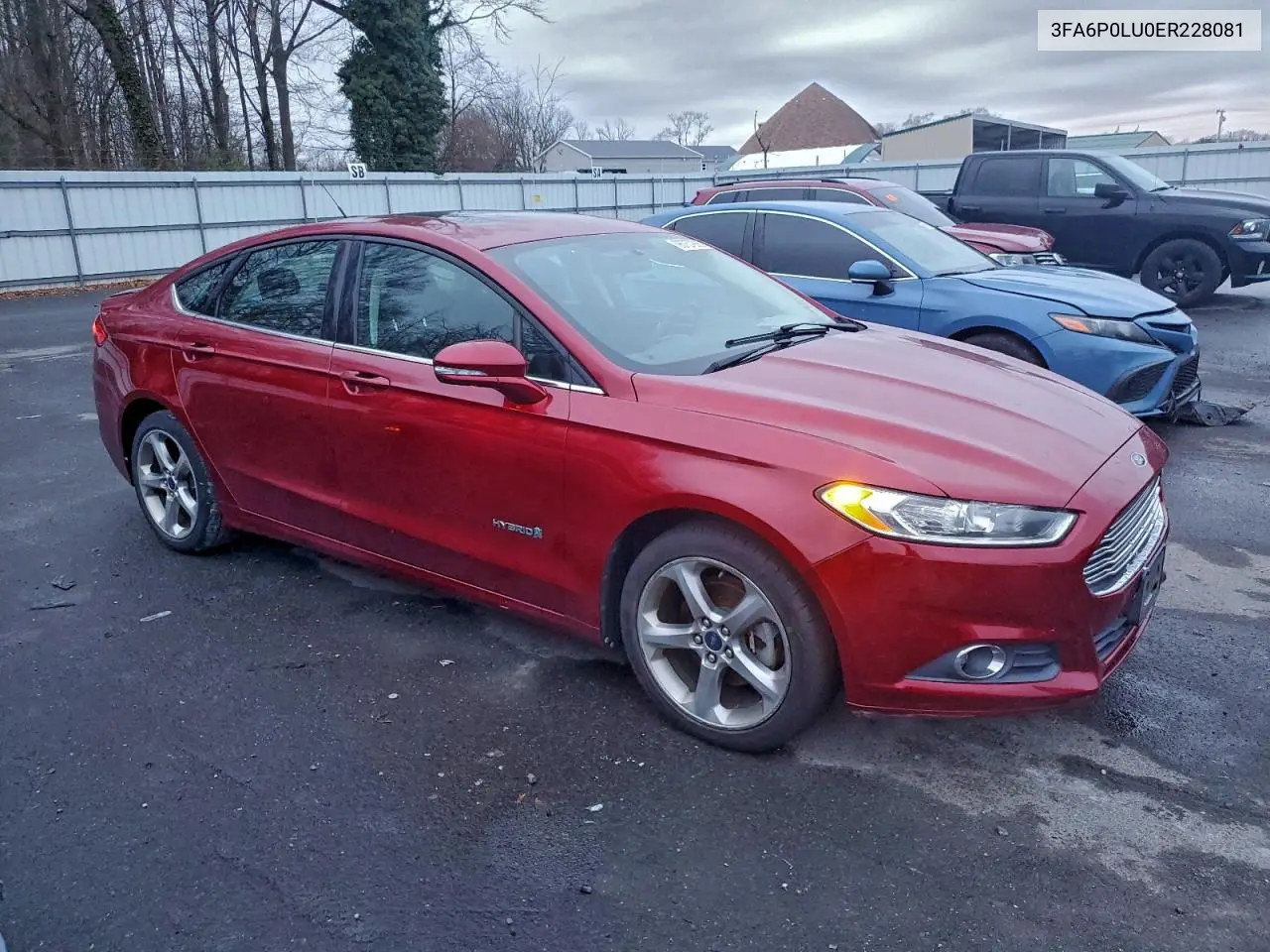 3FA6P0LU0ER228081 2014 Ford Fusion Se Hybrid