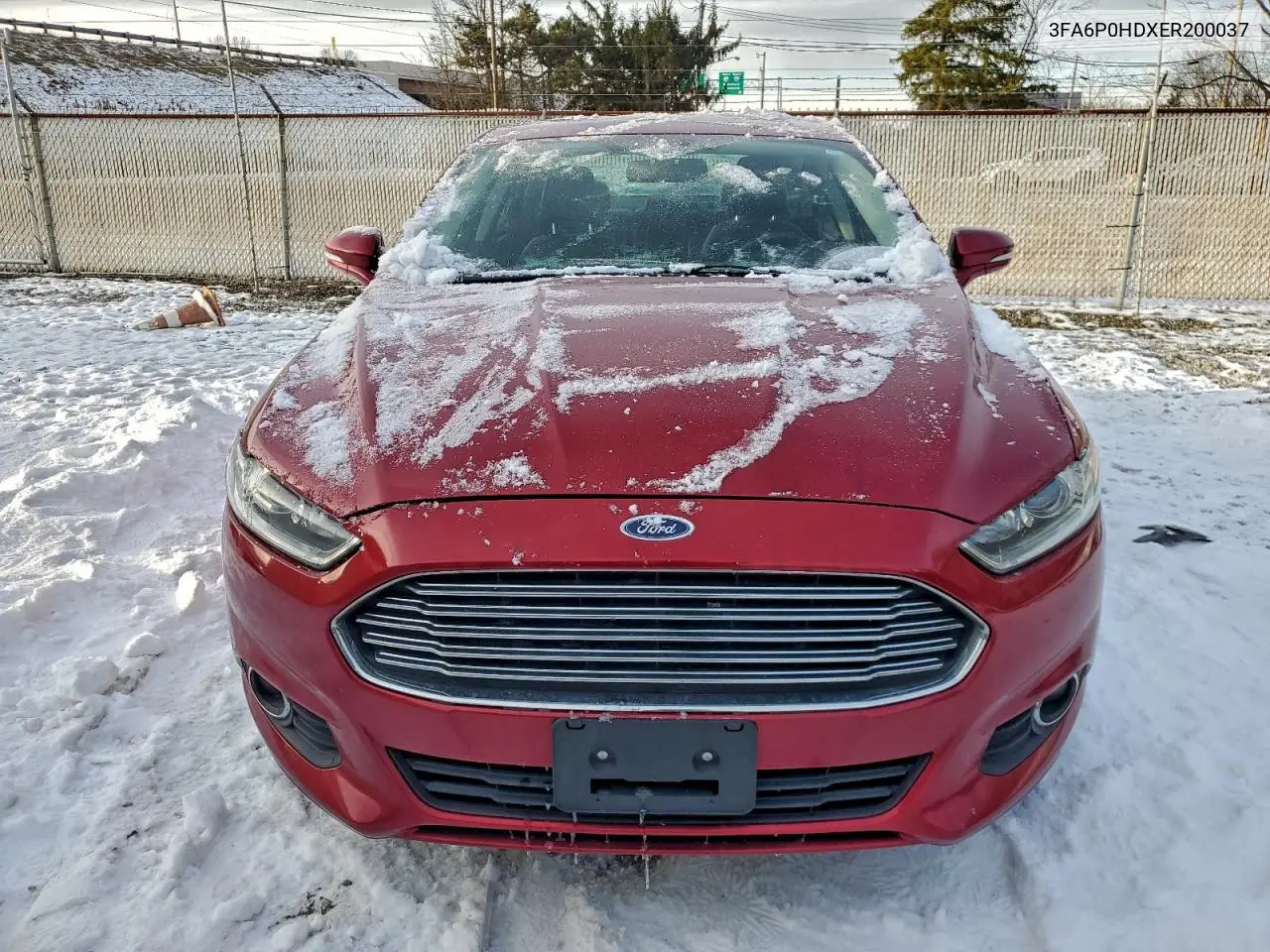 3FA6P0HDXER200037 2014 Ford Fusion Se