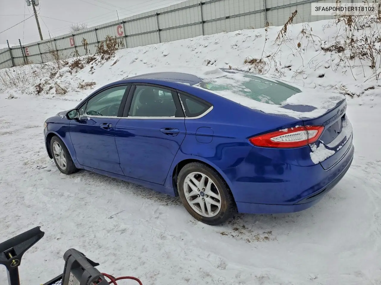 3FA6P0HD1ER118102 2014 Ford Fusion Se