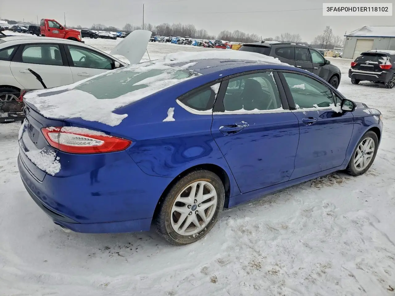 3FA6P0HD1ER118102 2014 Ford Fusion Se