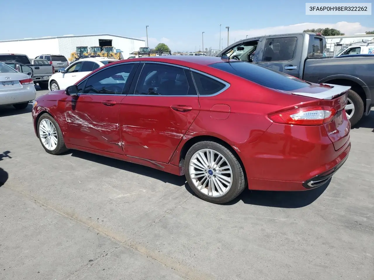 3FA6P0H98ER322262 2014 Ford Fusion Se