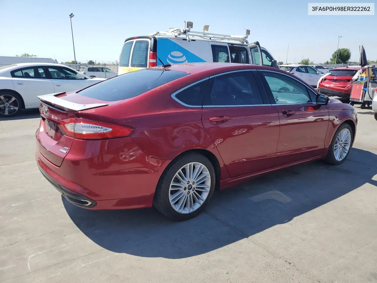 3FA6P0H98ER322262 2014 Ford Fusion Se