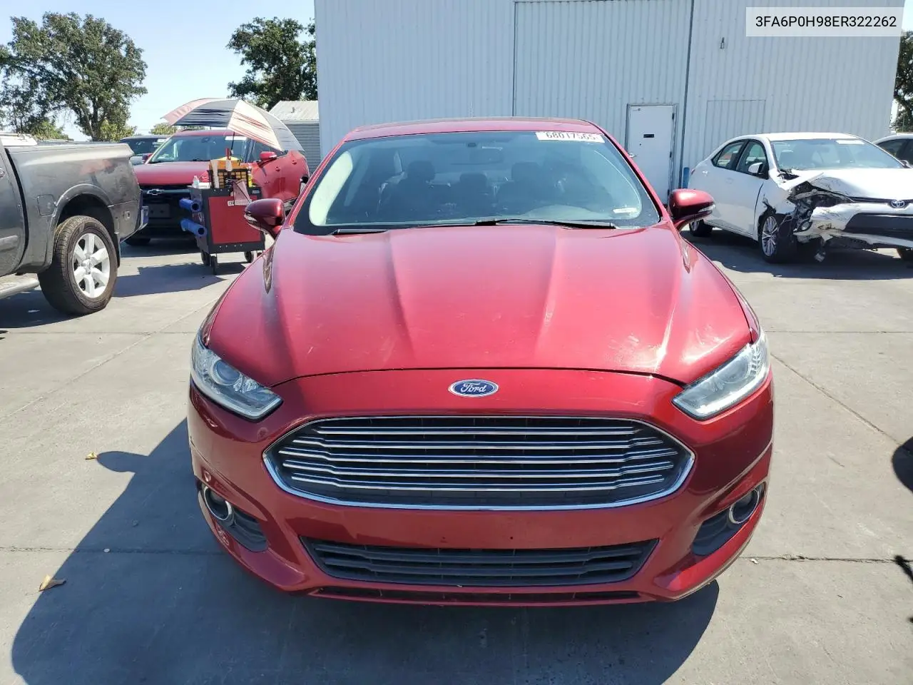 3FA6P0H98ER322262 2014 Ford Fusion Se