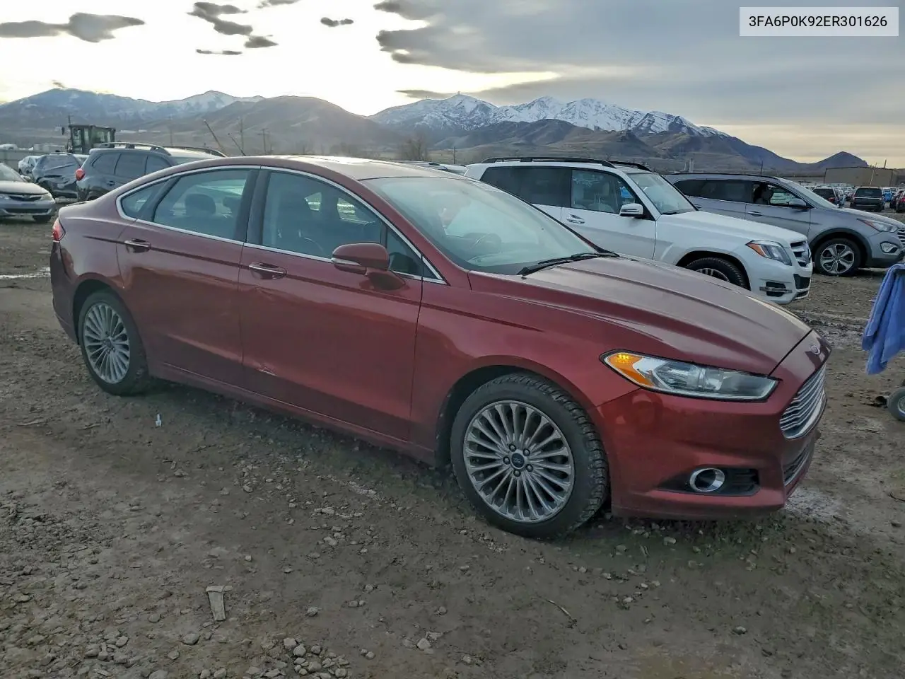 3FA6P0K92ER301626 2014 Ford Fusion Titanium