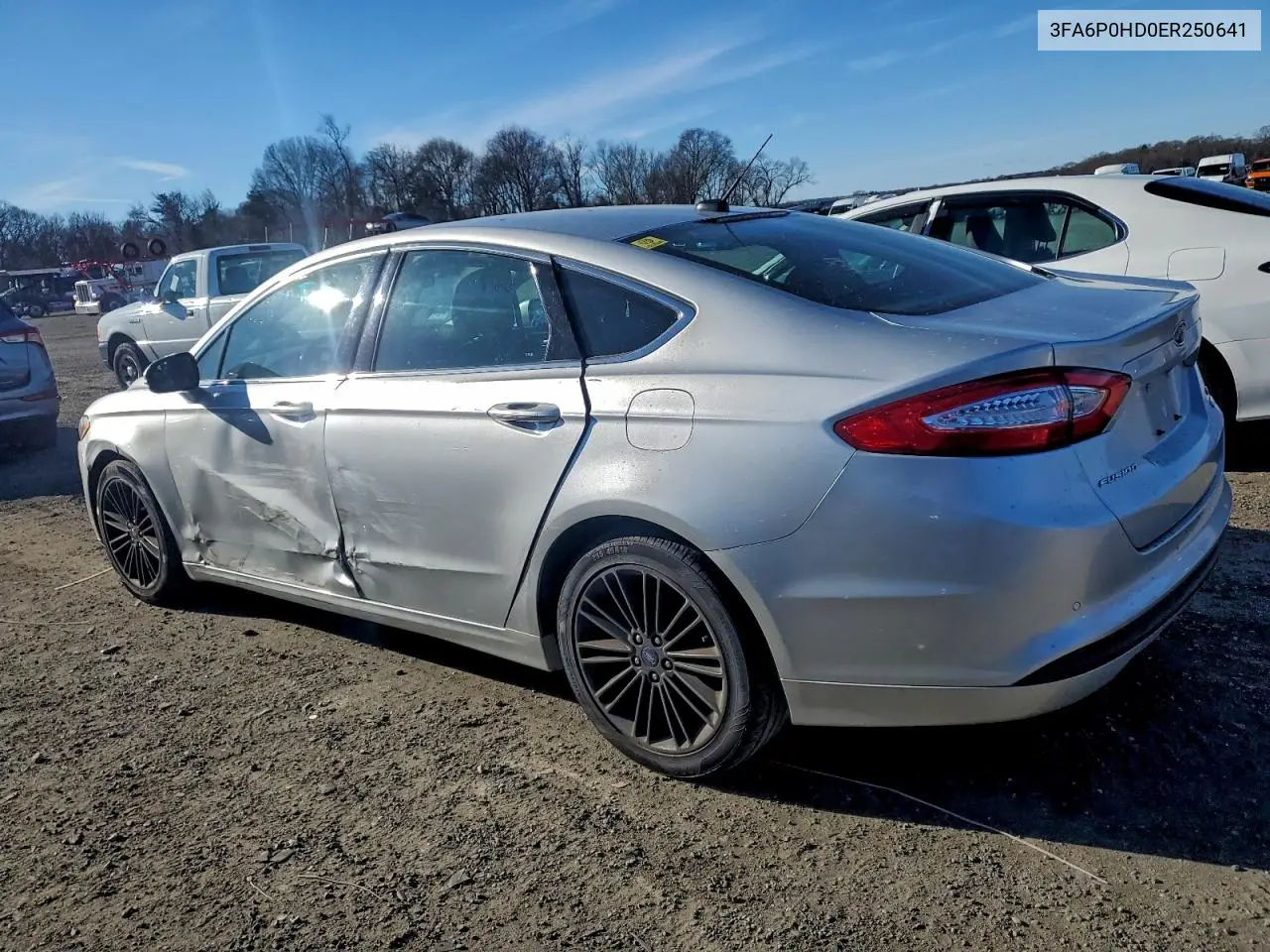 3FA6P0HD0ER250641 2014 Ford Fusion Se
