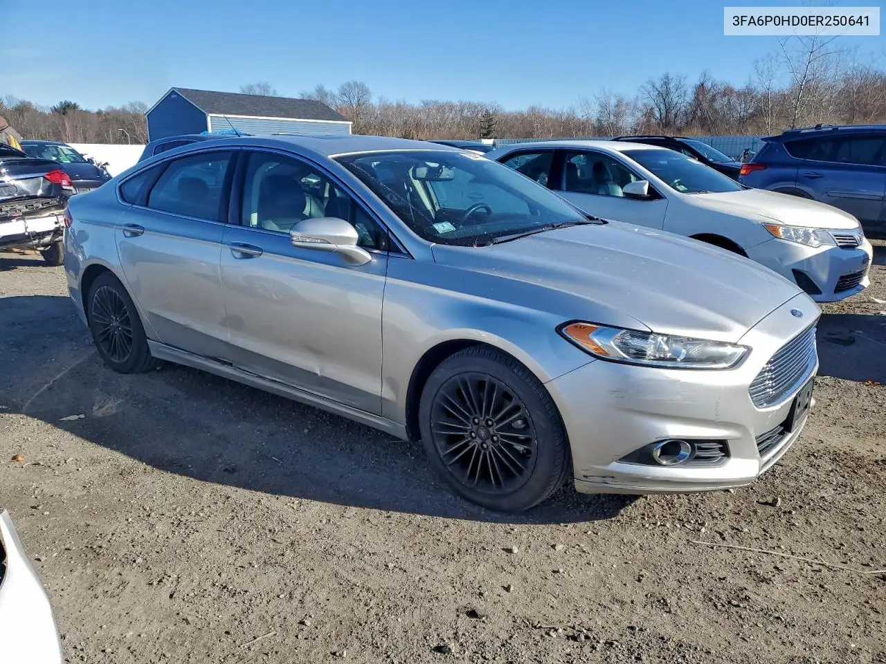 3FA6P0HD0ER250641 2014 Ford Fusion Se