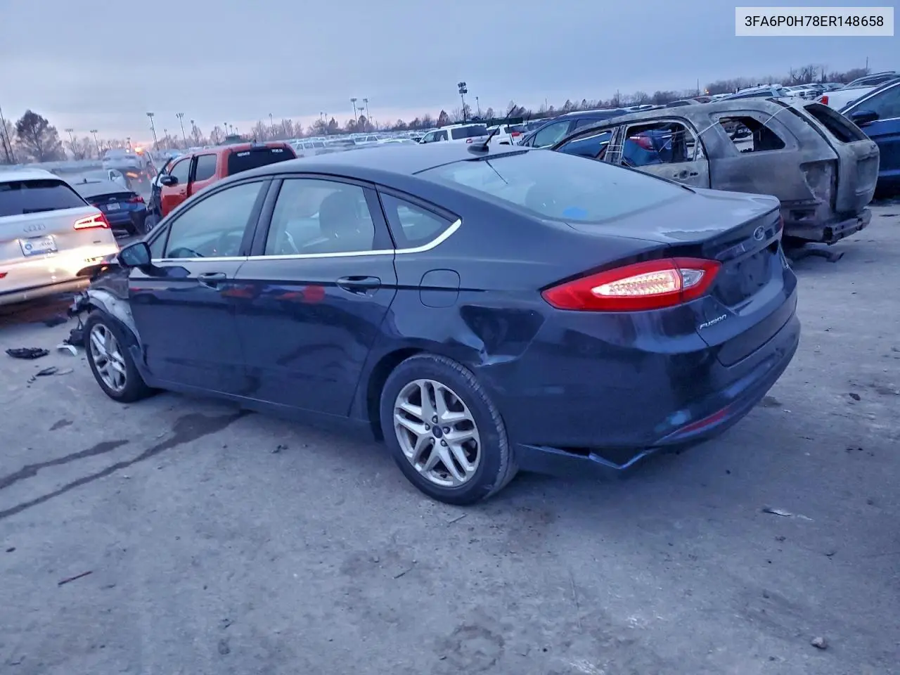 3FA6P0H78ER148658 2014 Ford Fusion Se
