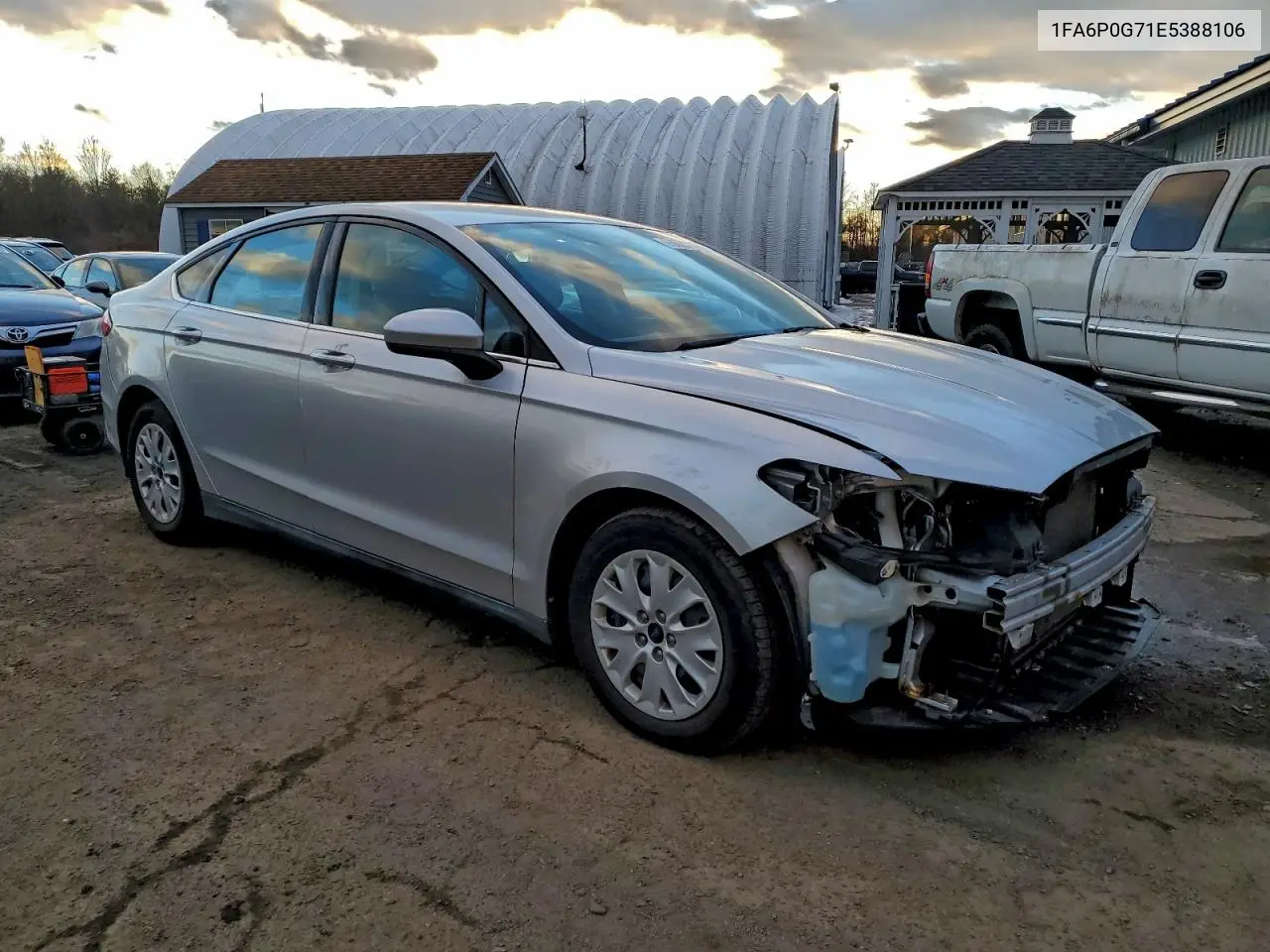 1FA6P0G71E5388106 2014 Ford Fusion S