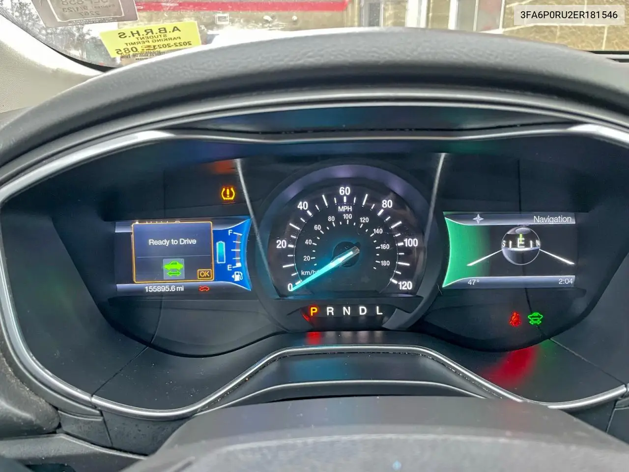 3FA6P0RU2ER181546 2014 Ford Fusion Titanium Hev