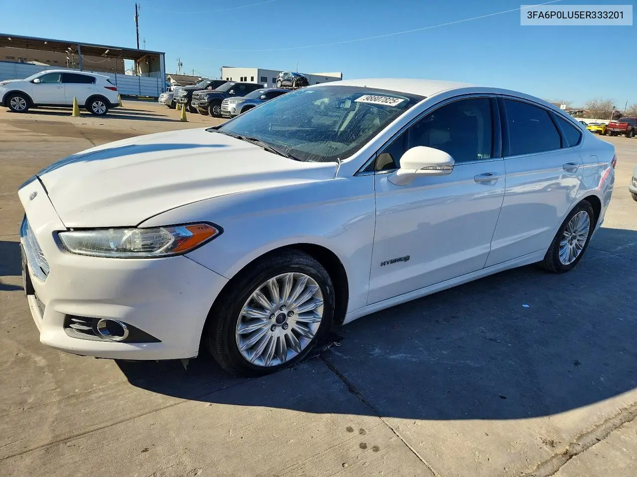 3FA6P0LU5ER333201 2014 Ford Fusion Se Hybrid
