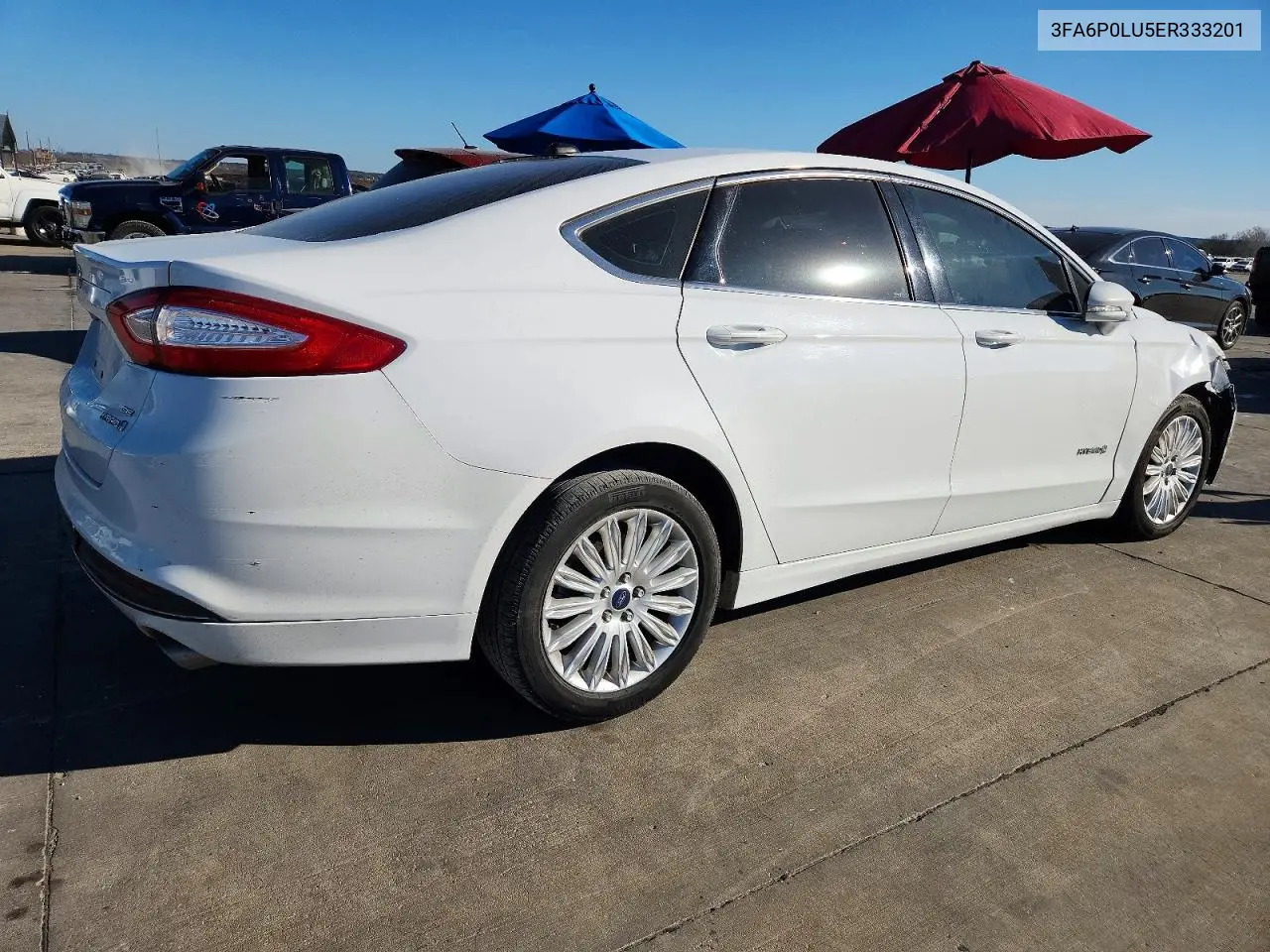3FA6P0LU5ER333201 2014 Ford Fusion Se Hybrid