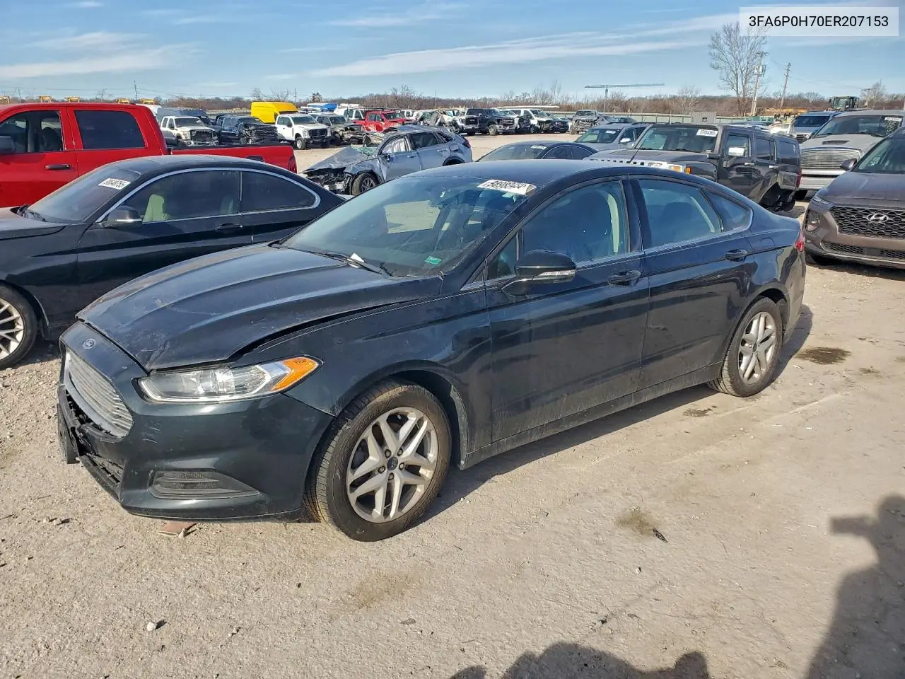 3FA6P0H70ER207153 2014 Ford Fusion Se