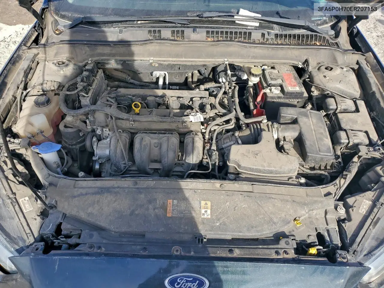 3FA6P0H70ER207153 2014 Ford Fusion Se