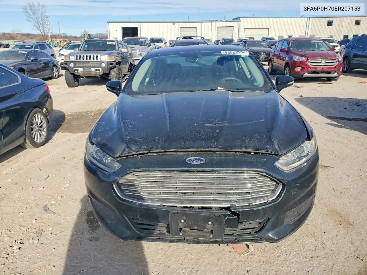 3FA6P0H70ER207153 2014 Ford Fusion Se