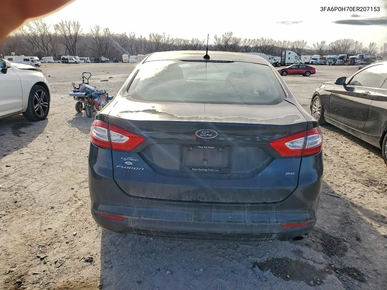 3FA6P0H70ER207153 2014 Ford Fusion Se