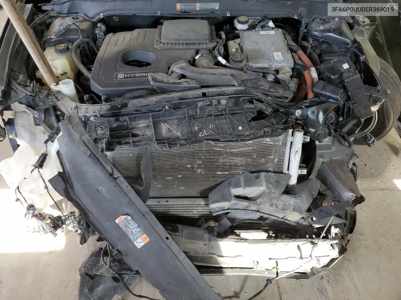 3FA6P0UU0ER369019 2014 Ford Fusion S Hybrid