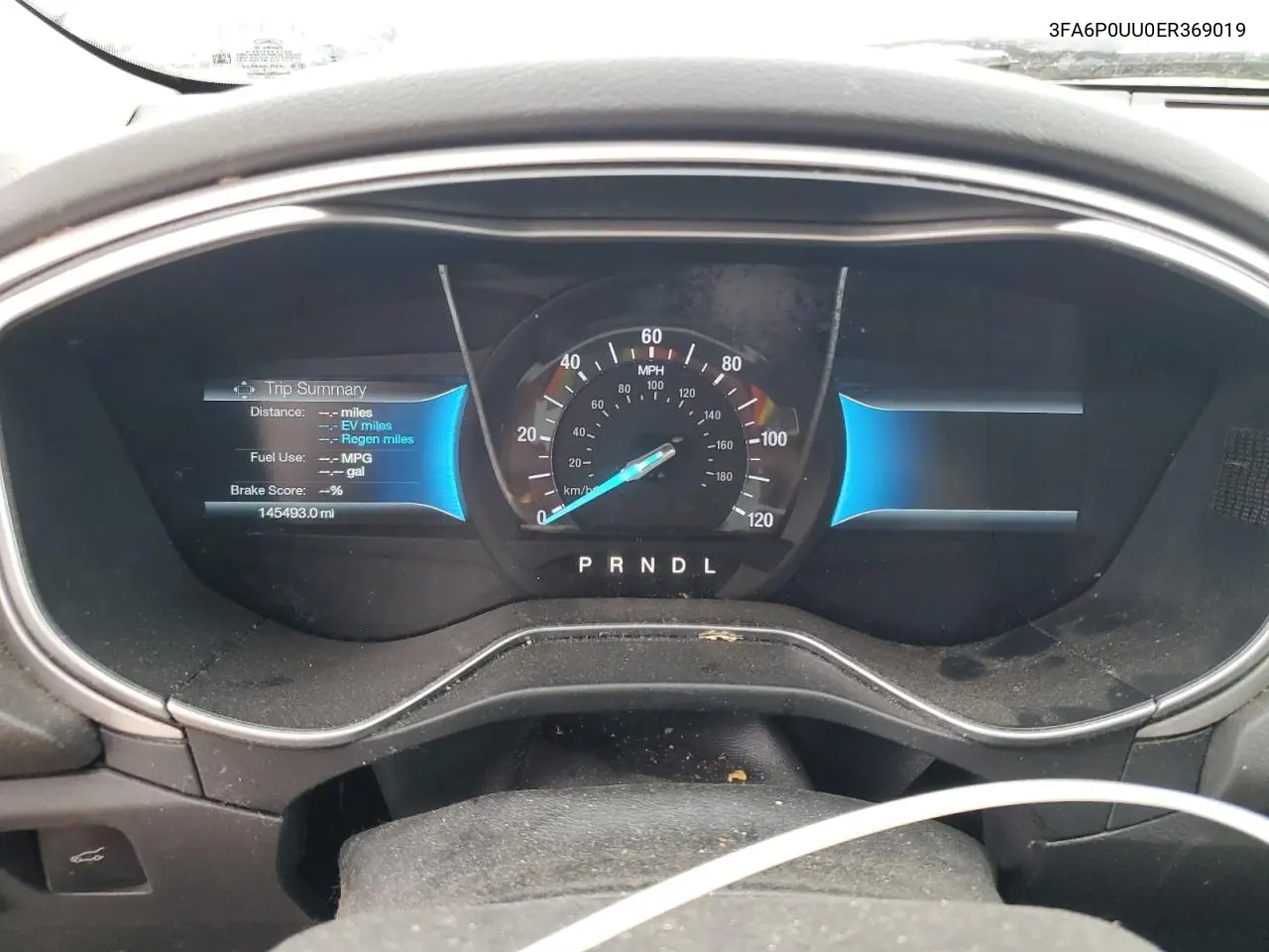 3FA6P0UU0ER369019 2014 Ford Fusion S Hybrid