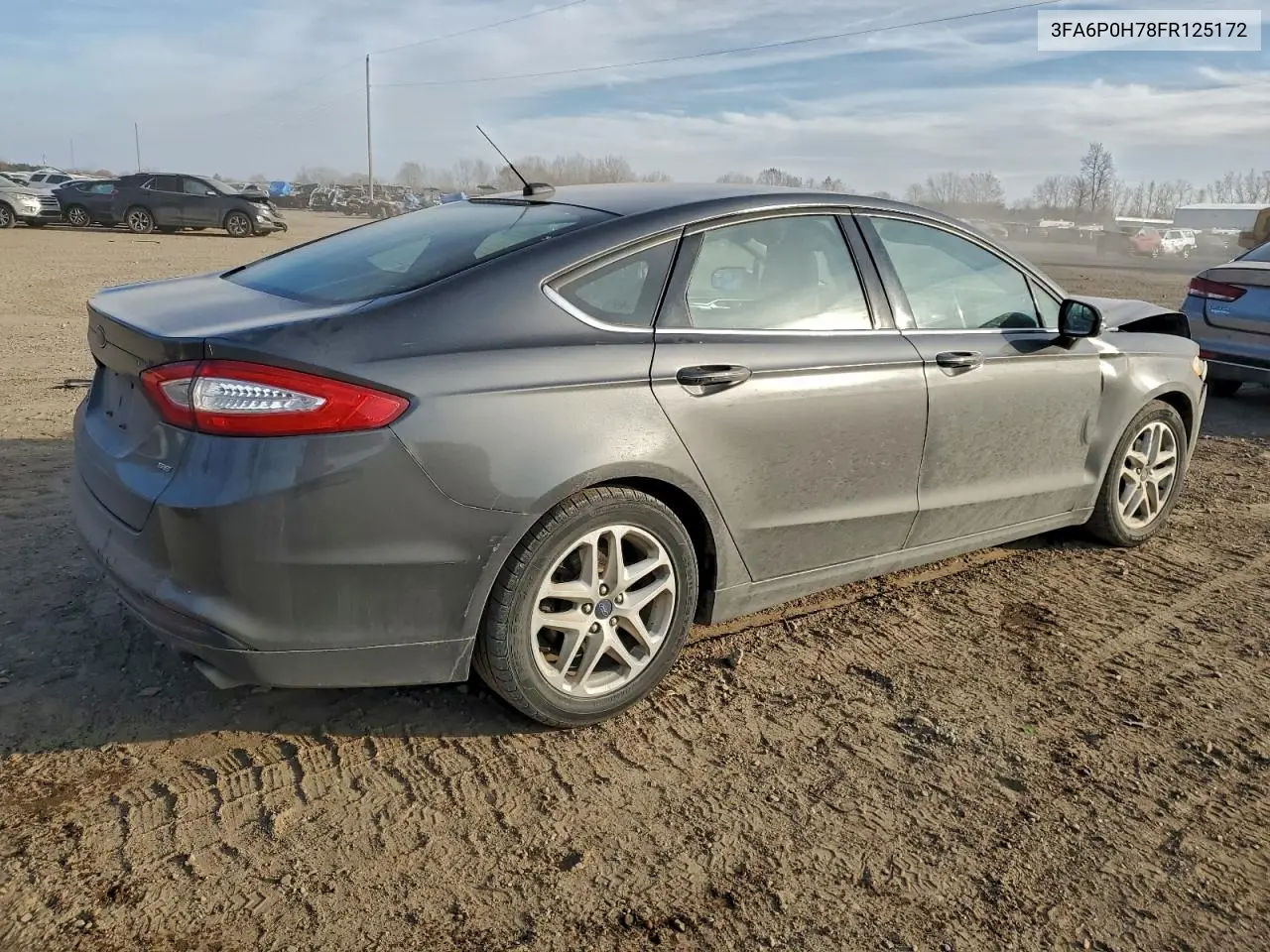 3FA6P0H78FR125172 2015 Ford Fusion Se
