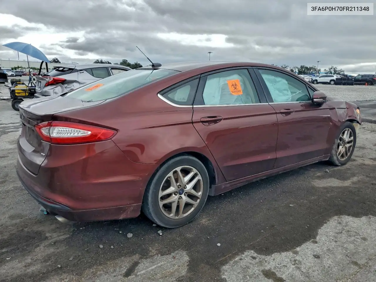 3FA6P0H70FR211348 2015 Ford Fusion Se