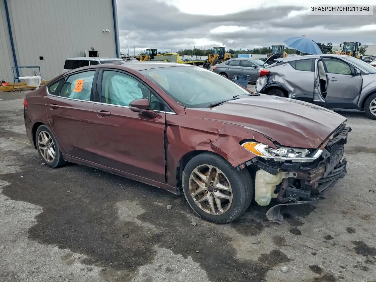 3FA6P0H70FR211348 2015 Ford Fusion Se