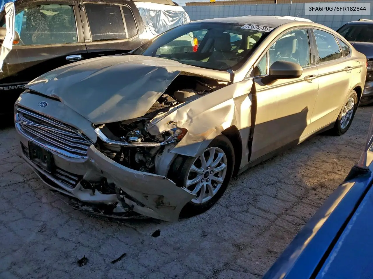 3FA6P0G76FR182844 2015 Ford Fusion S