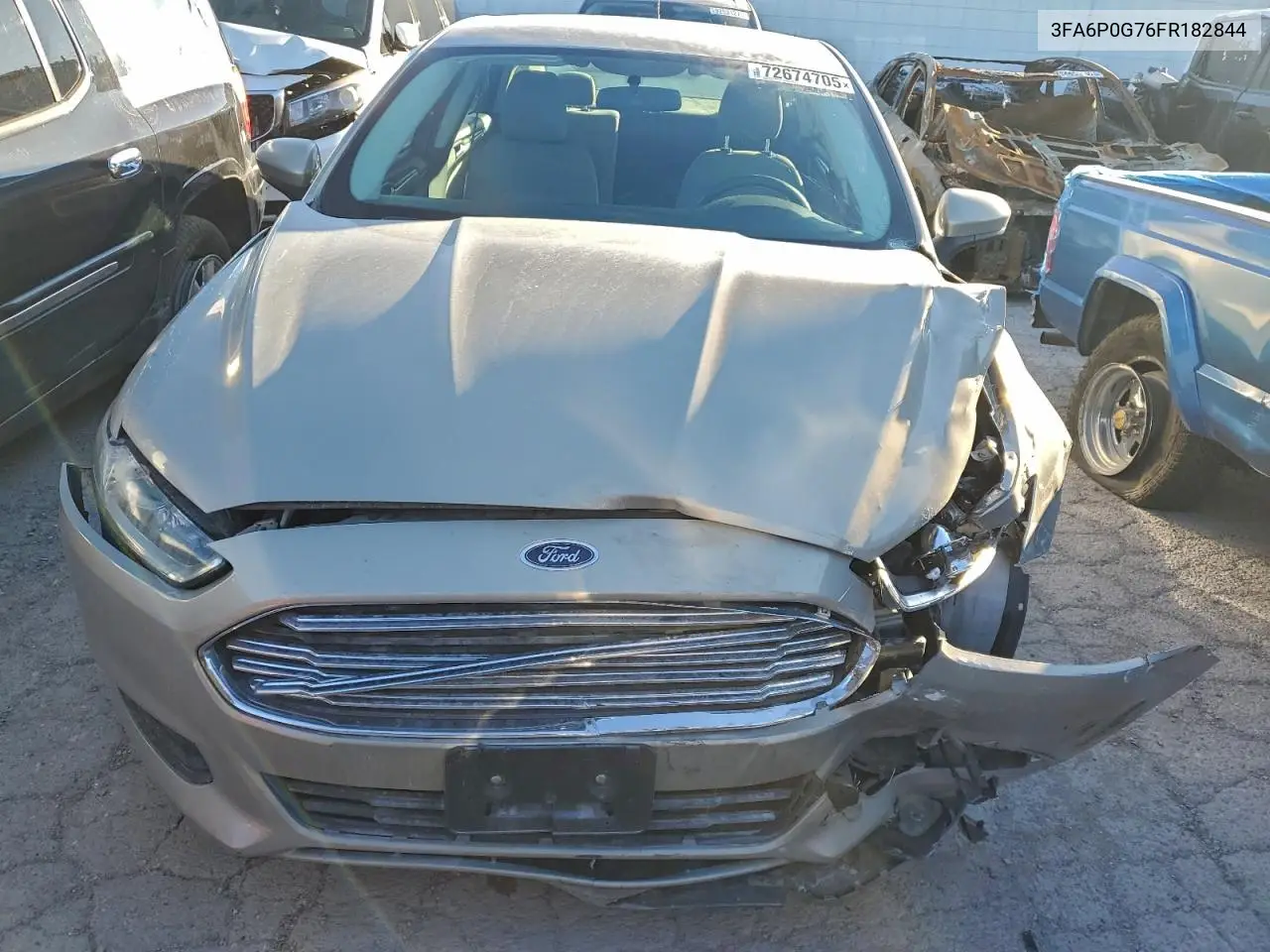 3FA6P0G76FR182844 2015 Ford Fusion S