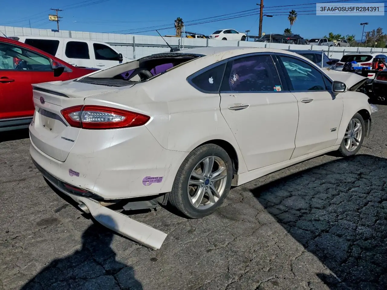 3FA6P0SU5FR284391 2015 Ford Fusion Titanium Phev