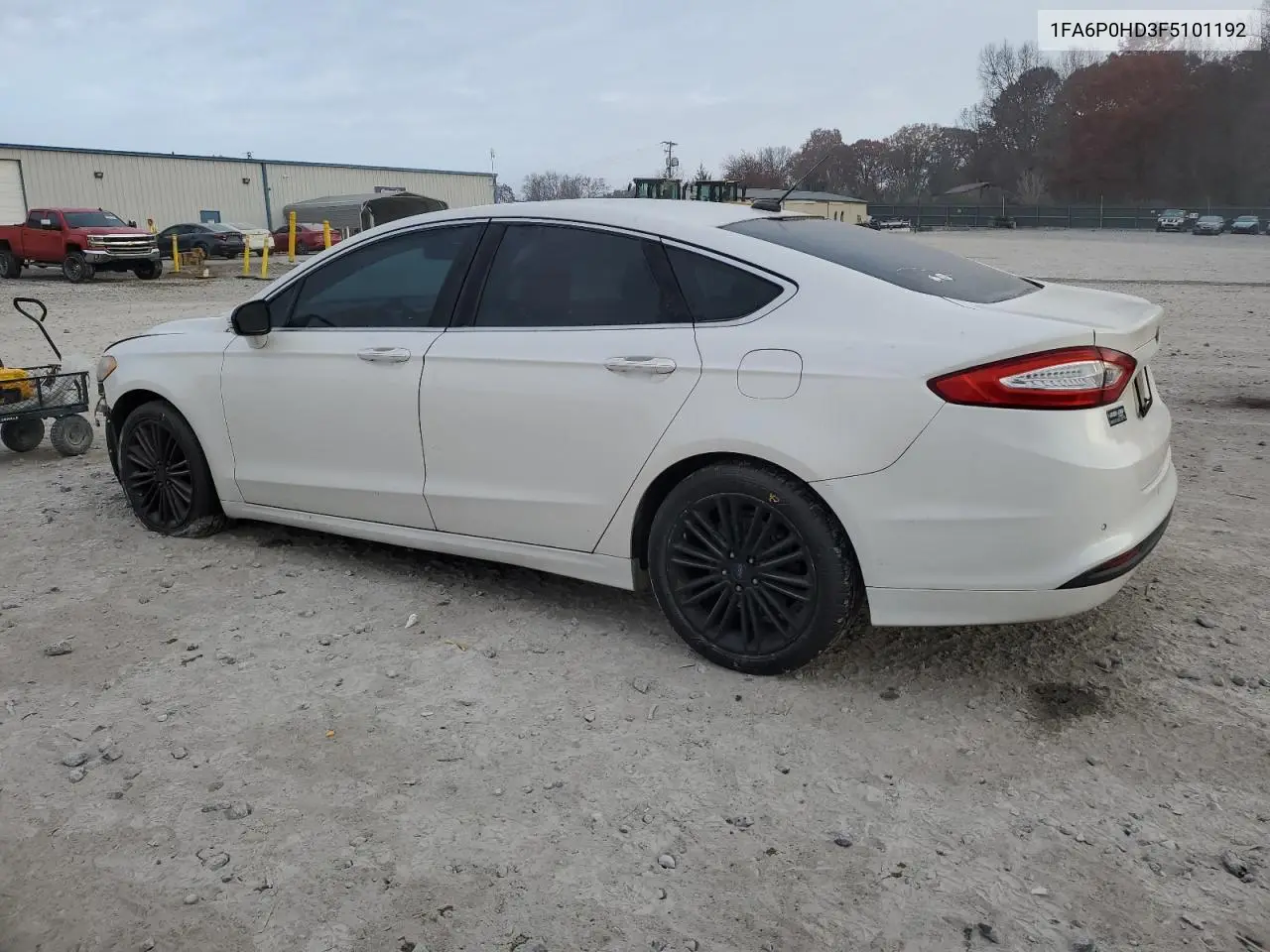 1FA6P0HD3F5101192 2015 Ford Fusion Se