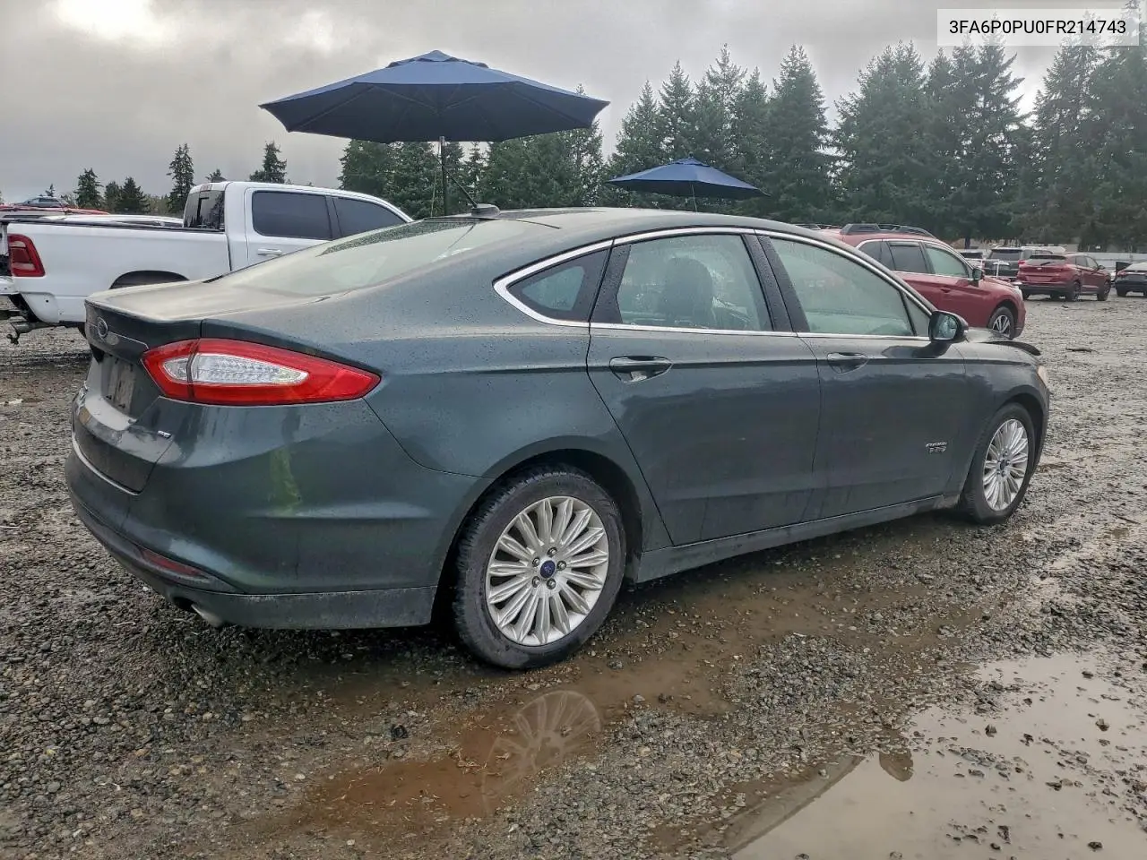 3FA6P0PU0FR214743 2015 Ford Fusion Se Phev