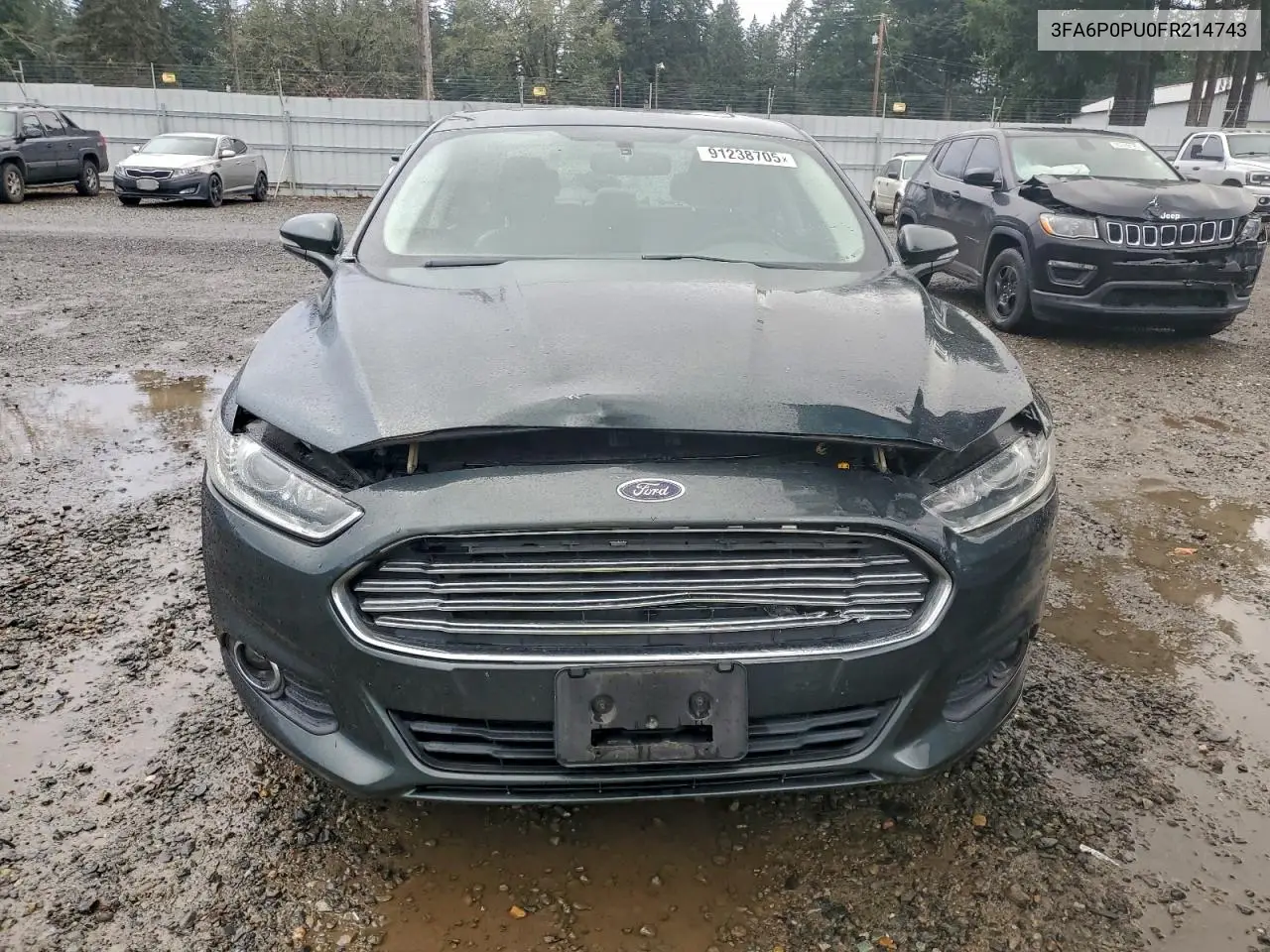 3FA6P0PU0FR214743 2015 Ford Fusion Se Phev