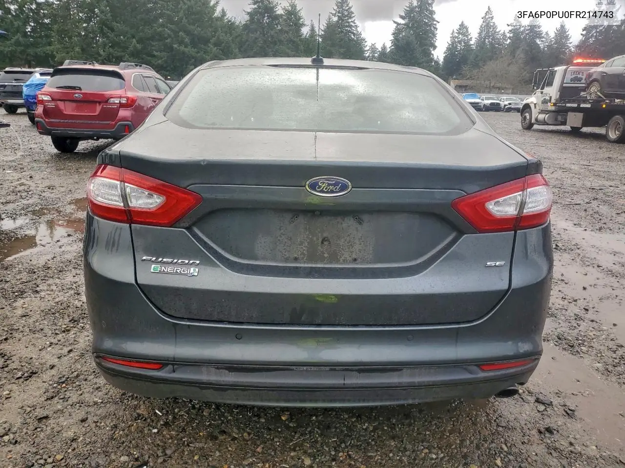 3FA6P0PU0FR214743 2015 Ford Fusion Se Phev