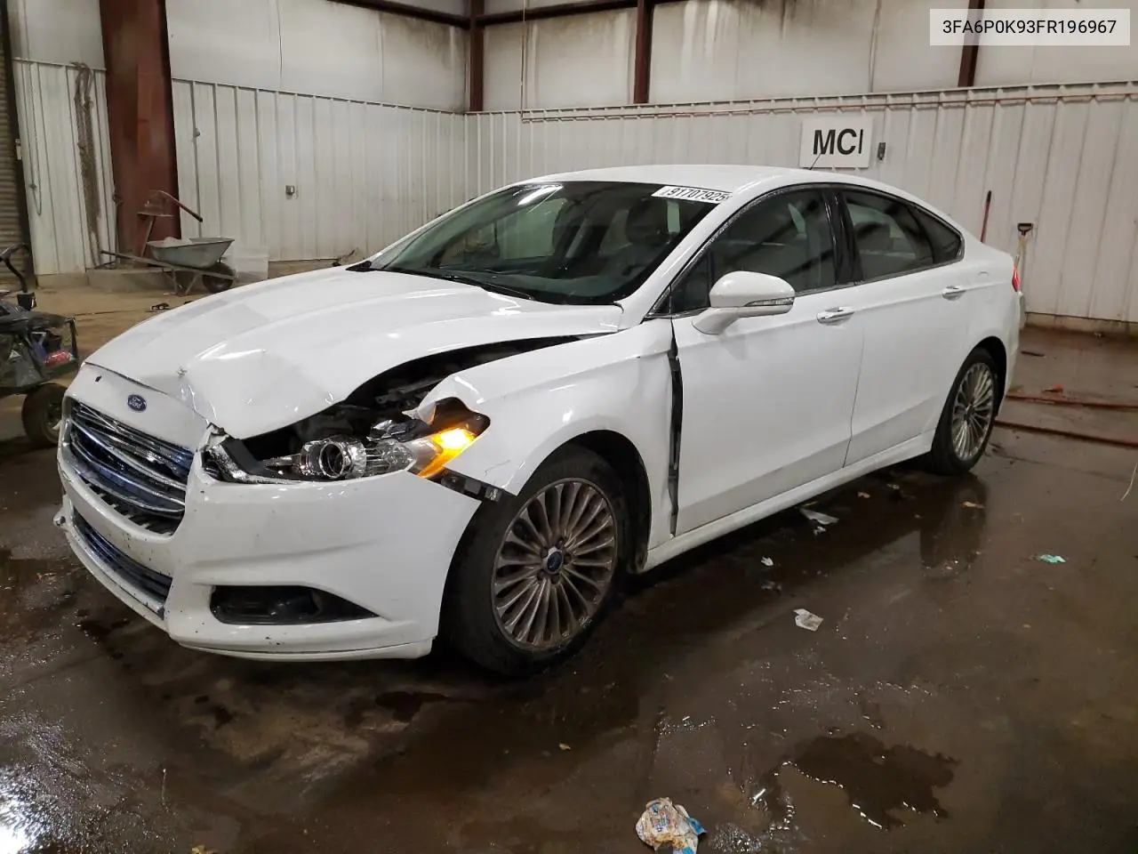 3FA6P0K93FR196967 2015 Ford Fusion Titanium