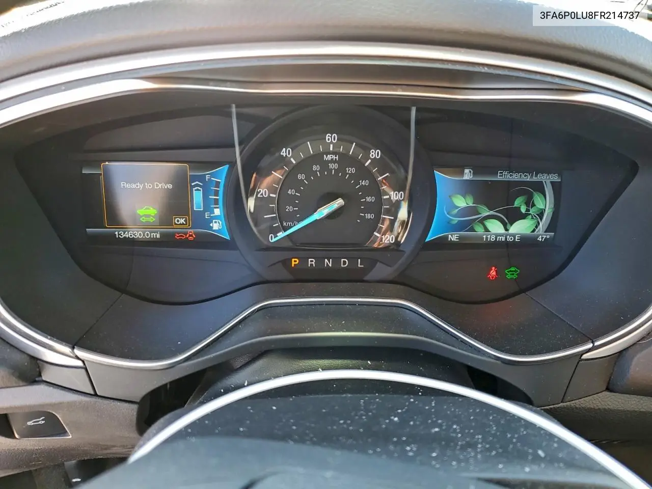 3FA6P0LU8FR214737 2015 Ford Fusion Se Hybrid
