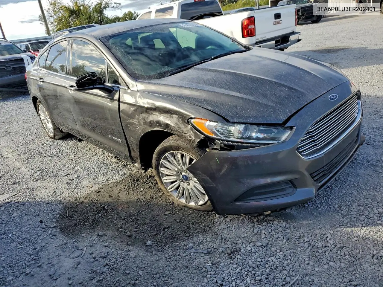 3FA6P0LU3FR202401 2015 Ford Fusion Se Hybrid