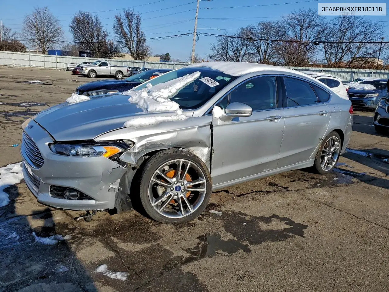 3FA6P0K9XFR180118 2015 Ford Fusion Titanium