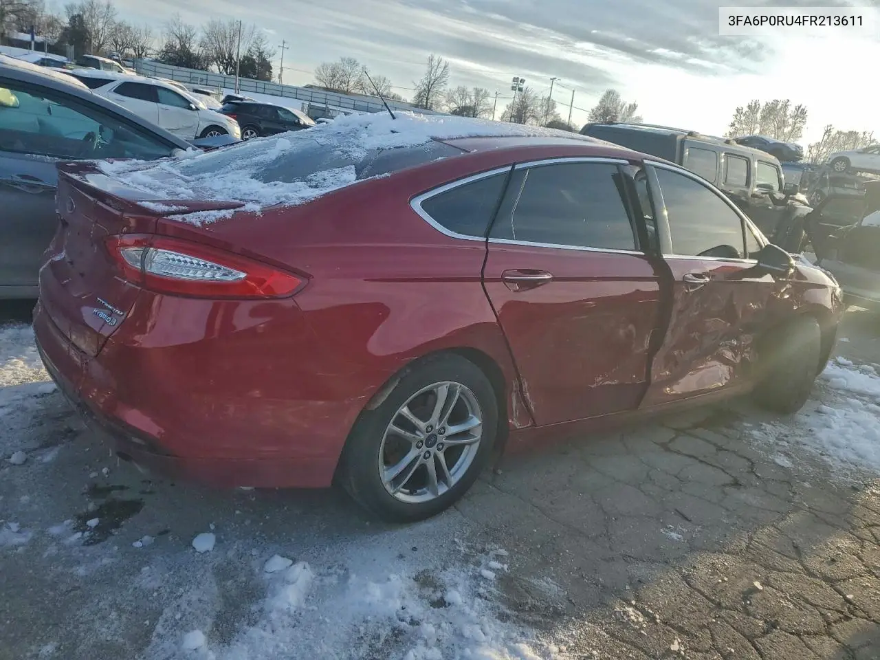 3FA6P0RU4FR213611 2015 Ford Fusion Titanium Hev