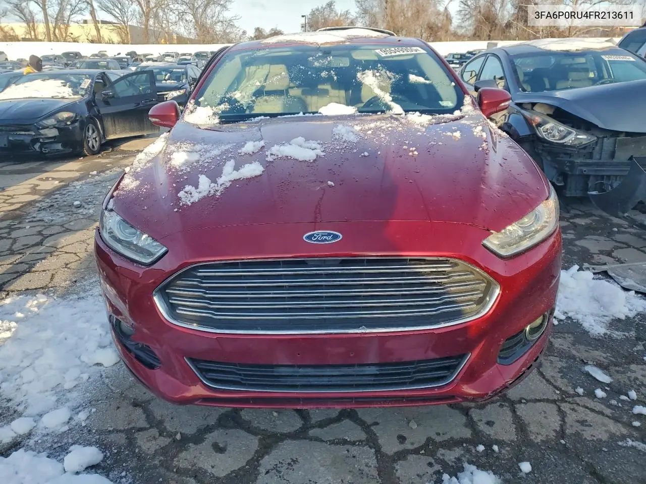 3FA6P0RU4FR213611 2015 Ford Fusion Titanium Hev