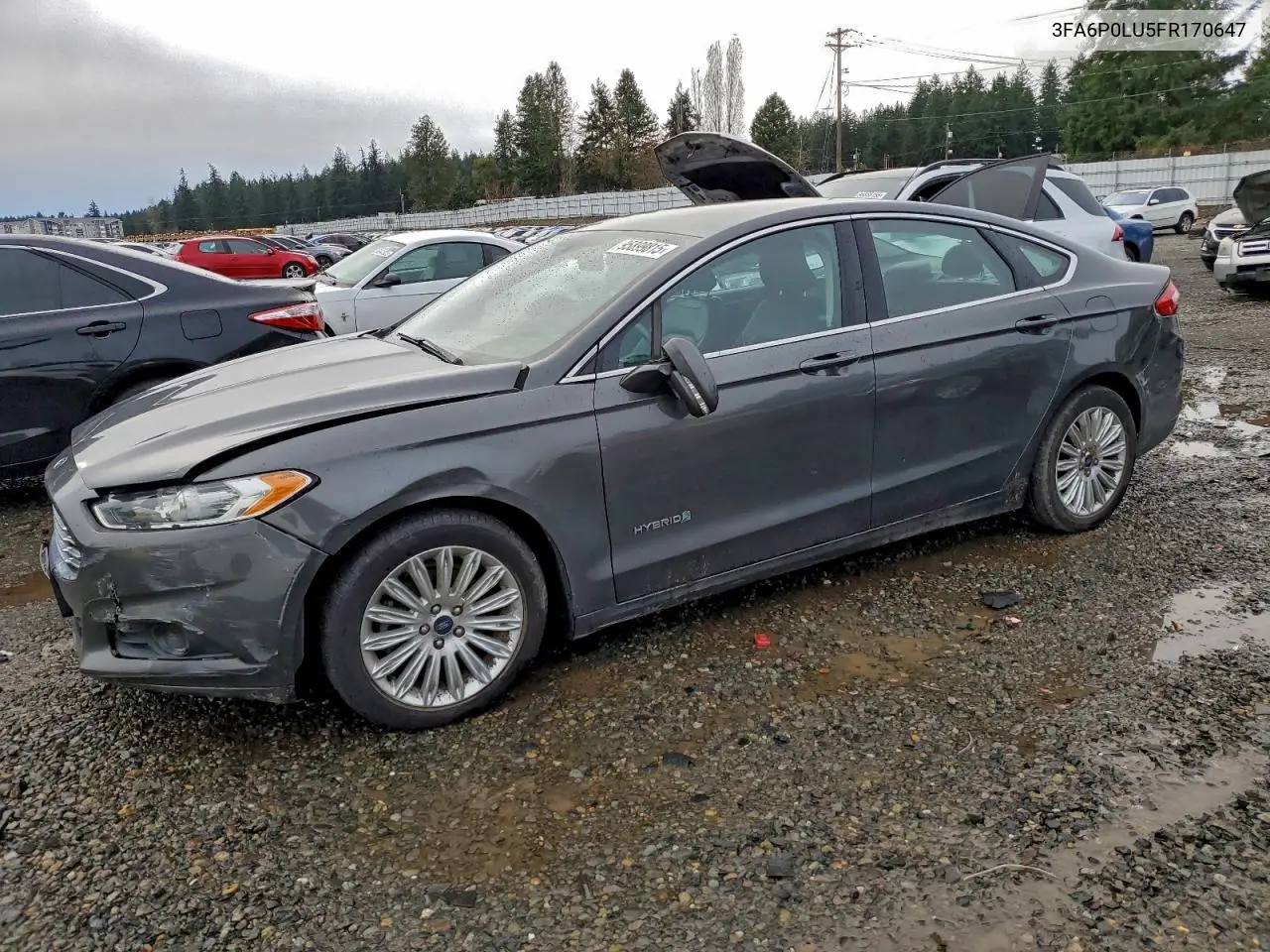 3FA6P0LU5FR170647 2015 Ford Fusion Se Hybrid