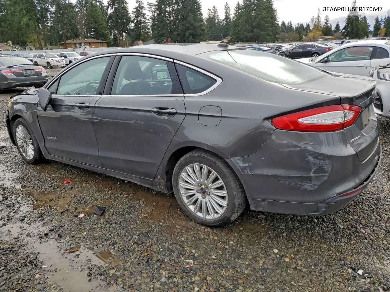 3FA6P0LU5FR170647 2015 Ford Fusion Se Hybrid